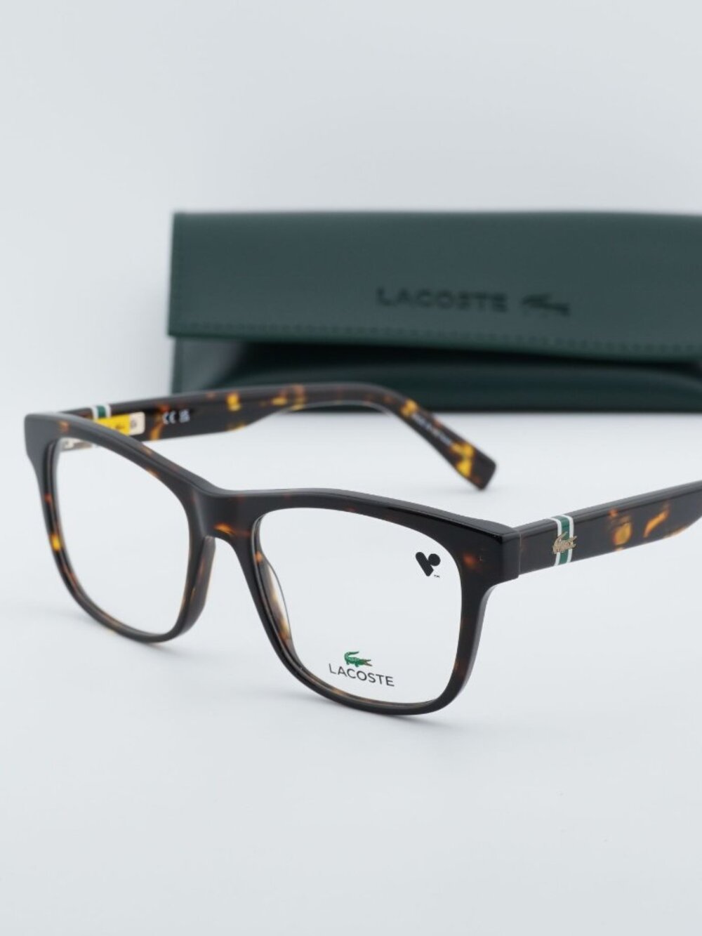 Lacoste L2933 N 230 Square Eyeglasses 54mm - Havana